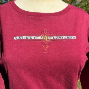 Harley-Davidson Maroon Tee